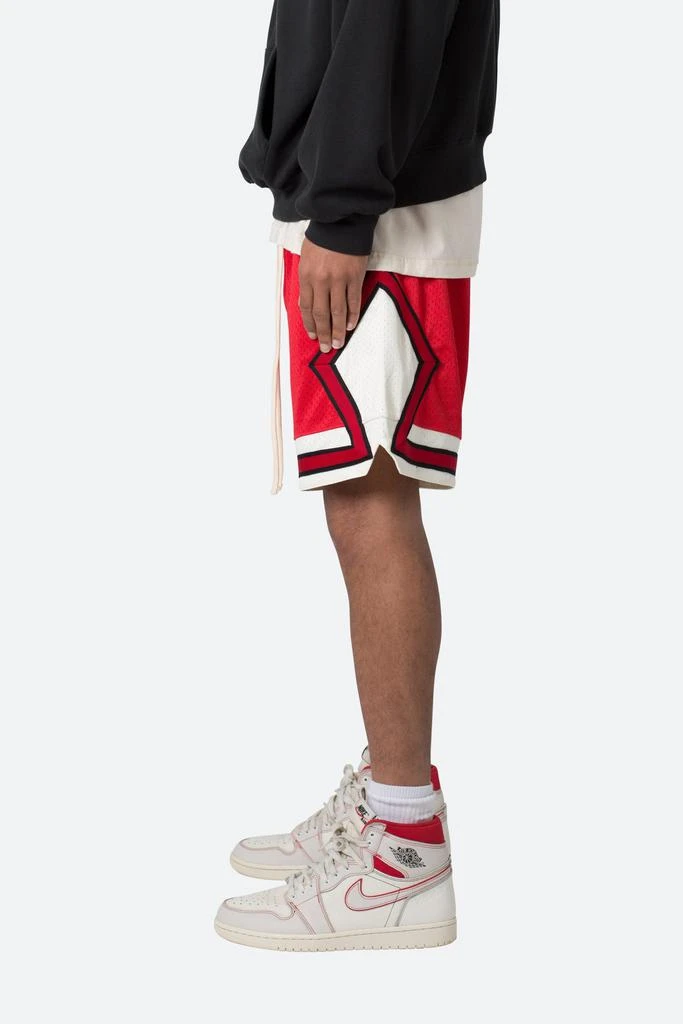 商品MNML|Classic Basketball Shorts - Red/White,价格¥150,第4张图片详细描述