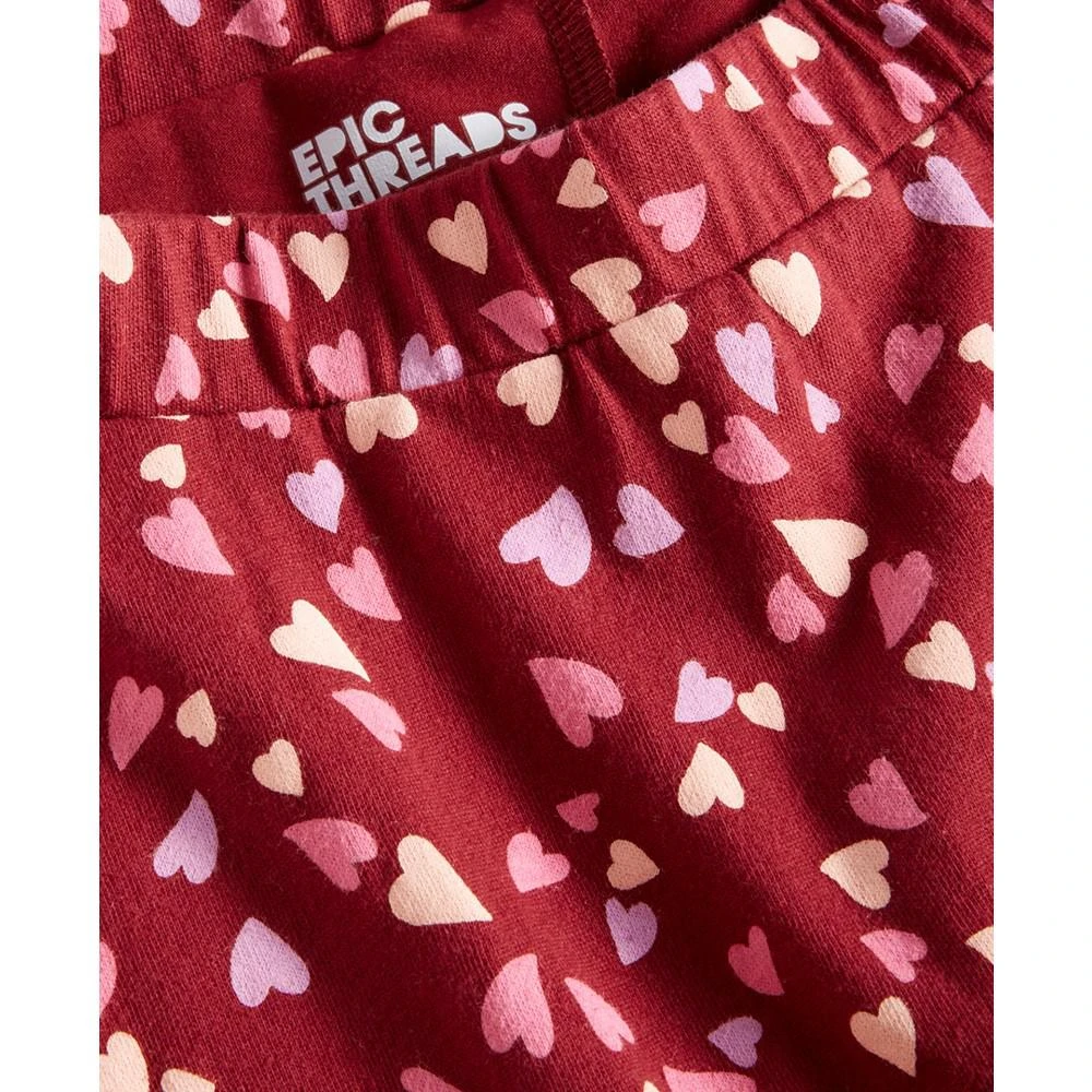 商品Epic Threads|Toddler & Little Girls Multi Heart-Print Scooter Skirt, Created for Macy's,价格¥118,第3张图片详细描述