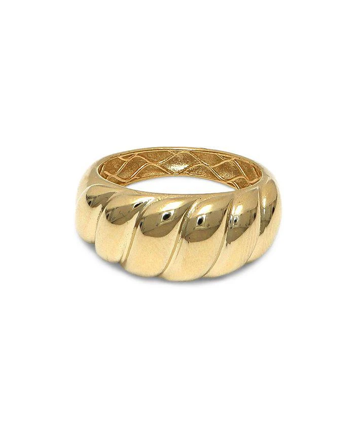 商品Bloomingdale's|Polished Croissant Statement Ring in 14K Yellow Gold,价格¥7055,第2张图片详细描述