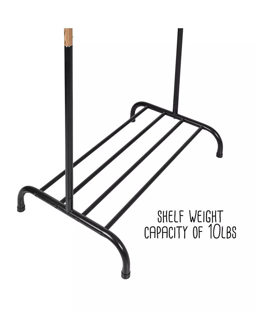 商品Honey Can Do|Shoe Shelf and Hanging Bar for Clothes with Single Garment Rack,价格¥569,第5张图片详细描述