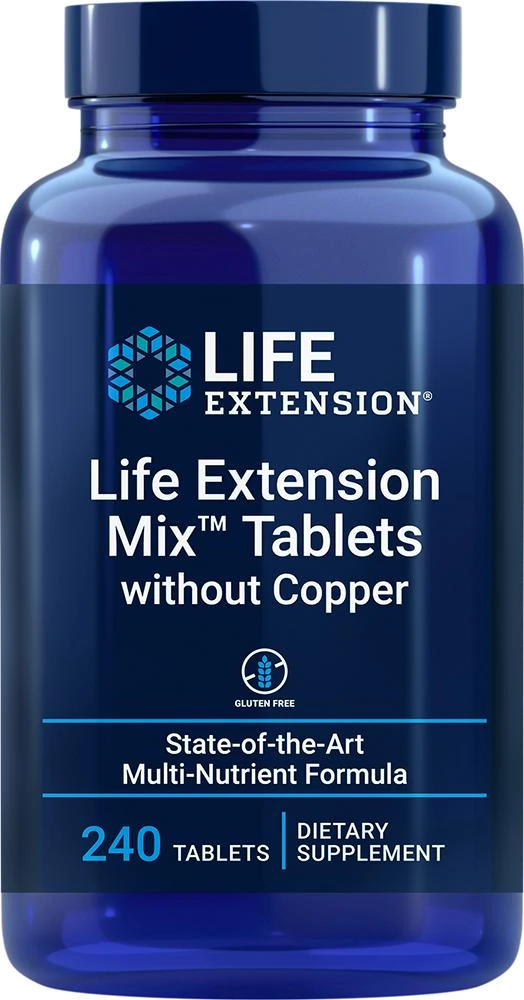 商品Life Extension|Life Extension Mix™ Tablets without Copper (240 tablets),价格¥406,第1张图片