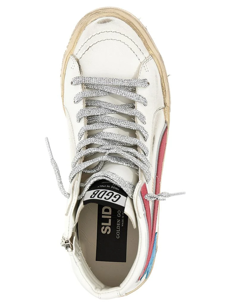 商品Golden Goose|Slide Classic Sneakers White,价格¥3035,第3张图片详细描述