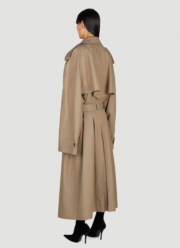 商品Balenciaga|Oversized Trench Coat in Beige,价格¥32790,第4张图片详细描述