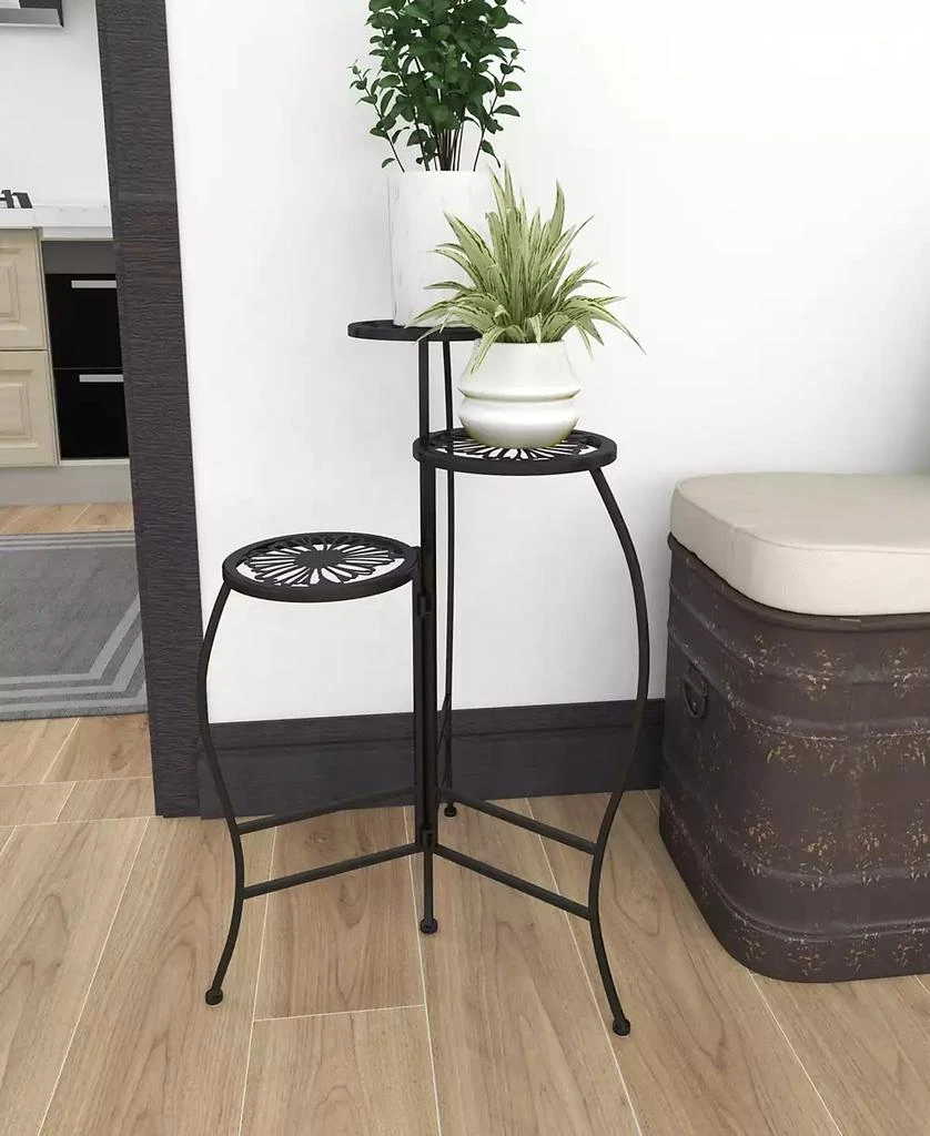 Metal Indoor Outdoor 3 Tier Floral Plant Stand 商品