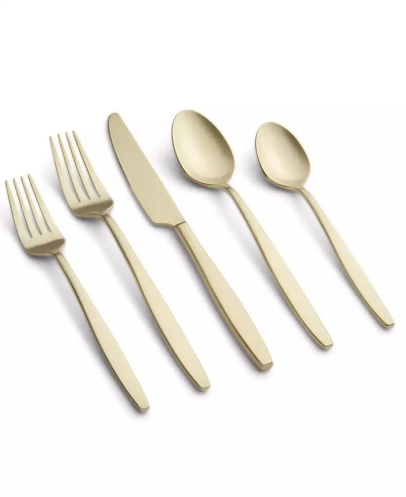 商品Cambridge Silversmiths|Nylah Champagne Satin Flatware Set, 20 Piece,价格¥1170,第1张图片