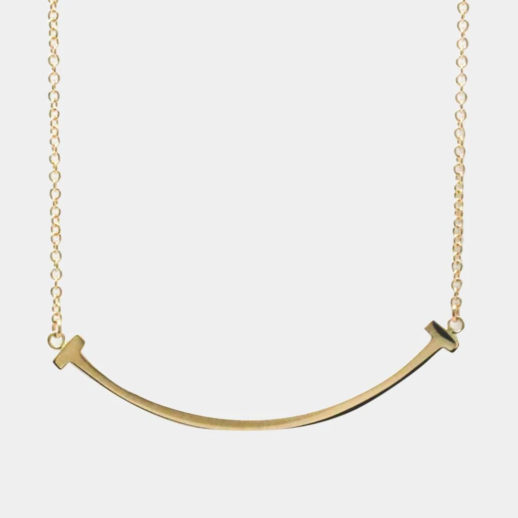 商品[二手商品] Tiffany & Co.|Tiffany & Co. 18K Rose Gold T Smile Pendant Necklace,价格¥7404,第2张图片详细描述