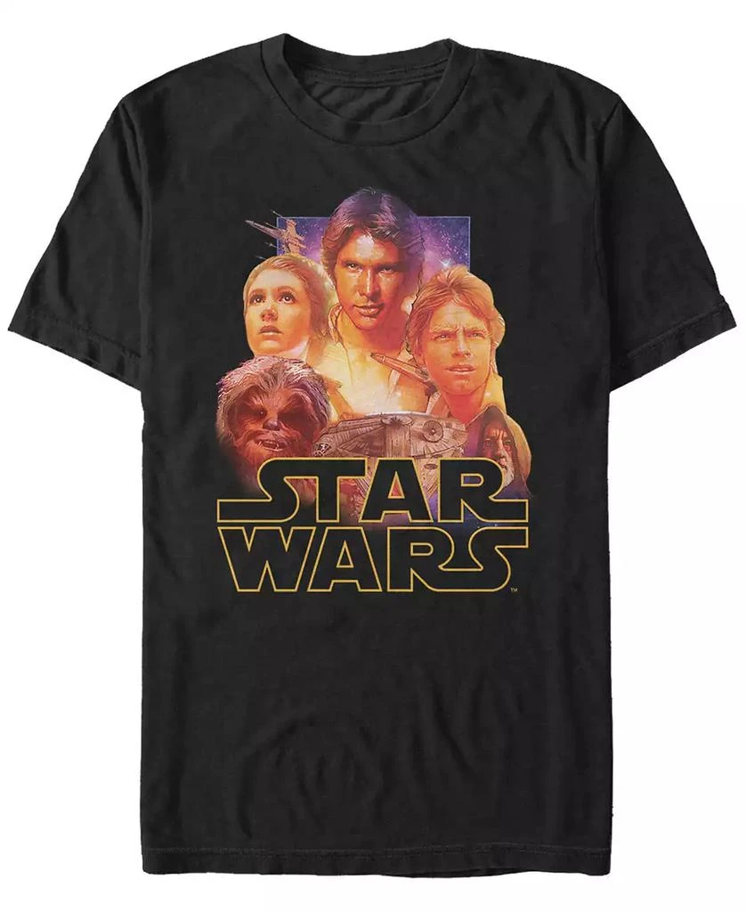 商品Star Wars|Star Wars Men's Classic Heavenly Han Solo Group Short Sleeve T-Shirt,价格¥185,第1张图片