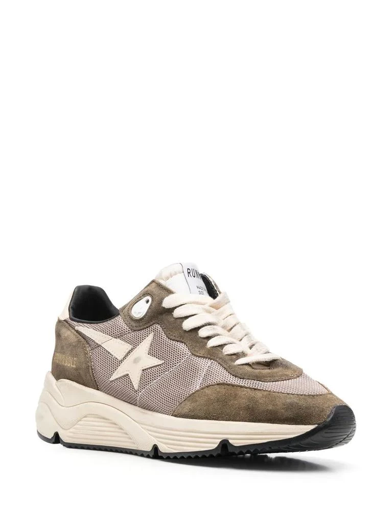 商品Golden Goose|GOLDEN GOOSE WOMEN NET AND LEATHER STAR RUNNING SNEAKERS,价格¥2171,第3张图片详细描述
