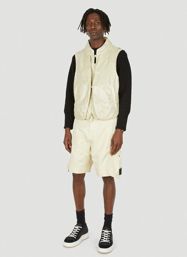 商品Stone Island|Utility Sleeveless Jacket in Beige,价格¥2996,第2张图片详细描述