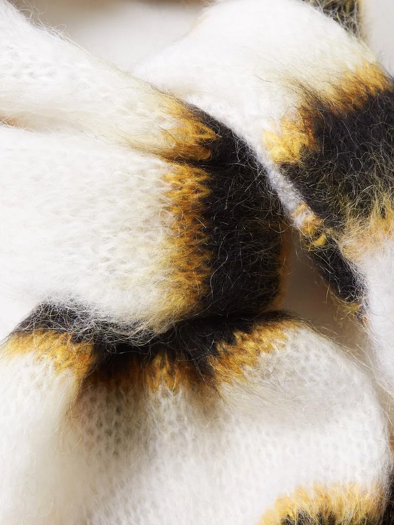 商品Marni|Striped mohair-blend scarf,价格¥1669,第4张图片详细描述