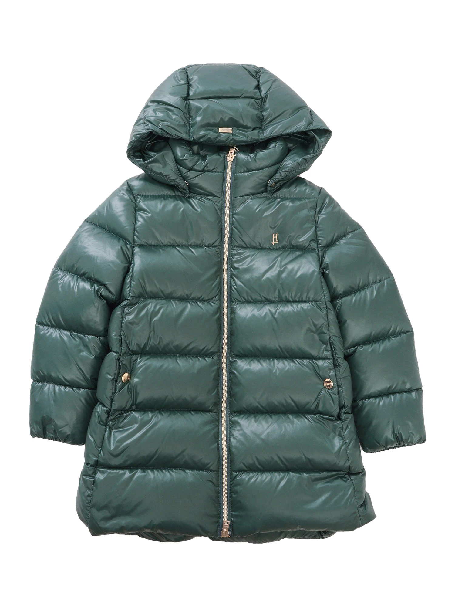 商品【商品预售7天】 Herno|Herno 女童羽绒服 PI000164G7970 绿色,价格¥2418,第1张图片