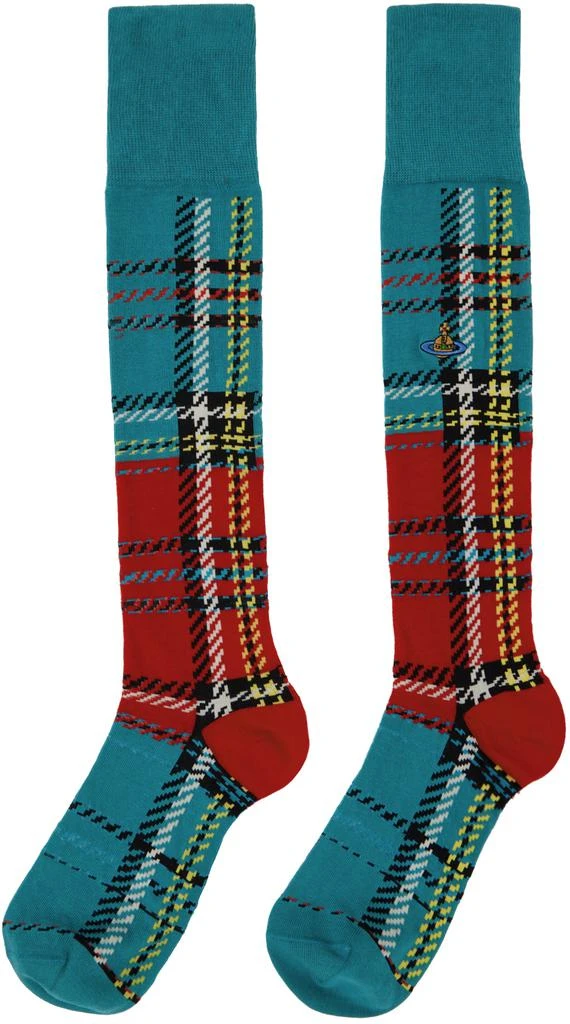 商品Vivienne Westwood|Blue MacAndy Socks,价格¥341,第2张图片详细描述
