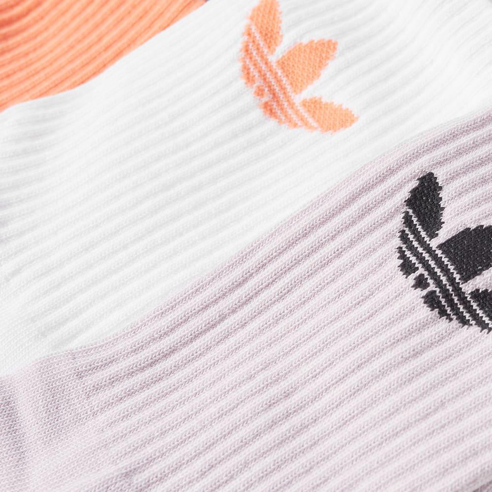 商品Adidas|Adidas Summer Skate Mid Cut Sock - 3 Pack,价格¥185,第4张图片详细描述