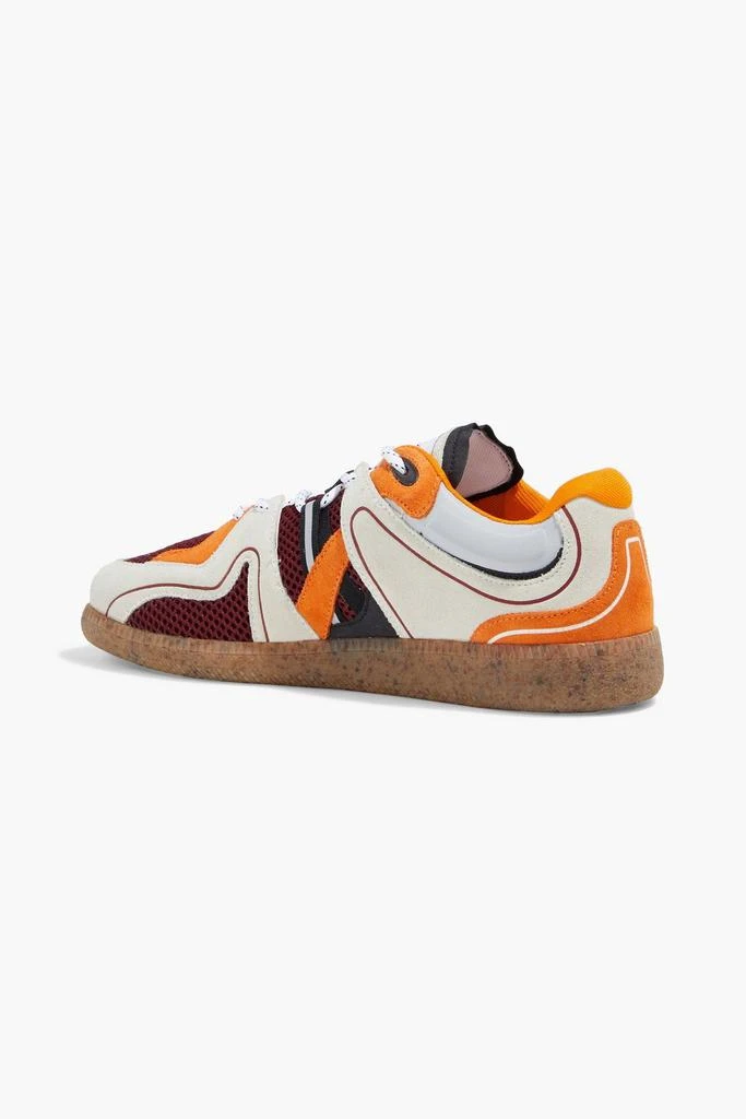 商品Ganni|Suede, smooth leather and mesh sneakers,价格¥374,第3张图片详细描述