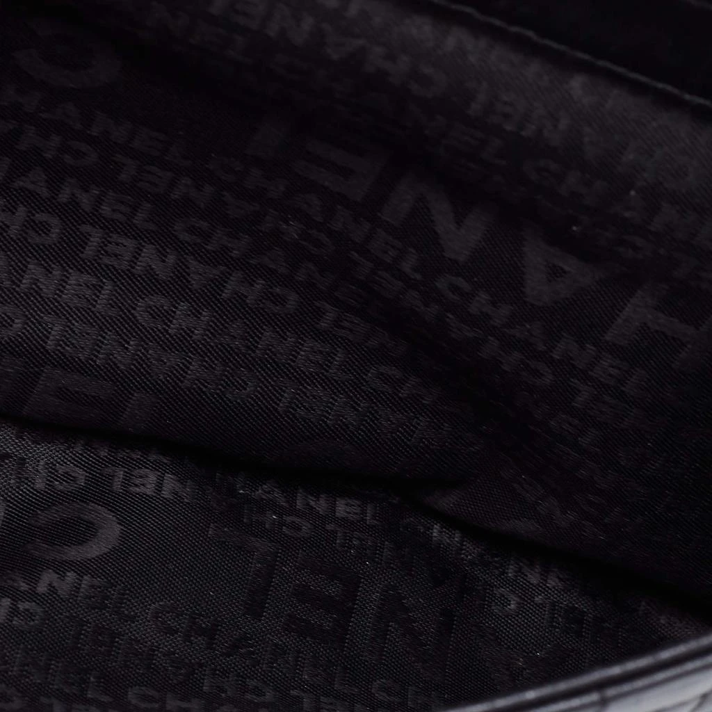 Chanel Black Leather No.5 Camellia Flap Shoulder Bag 商品
