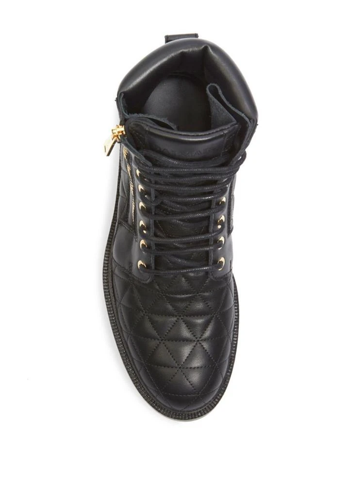 商品Balmain|Army Ranger Quilted Leather Boots,价格¥3587,第4张图片详细描述