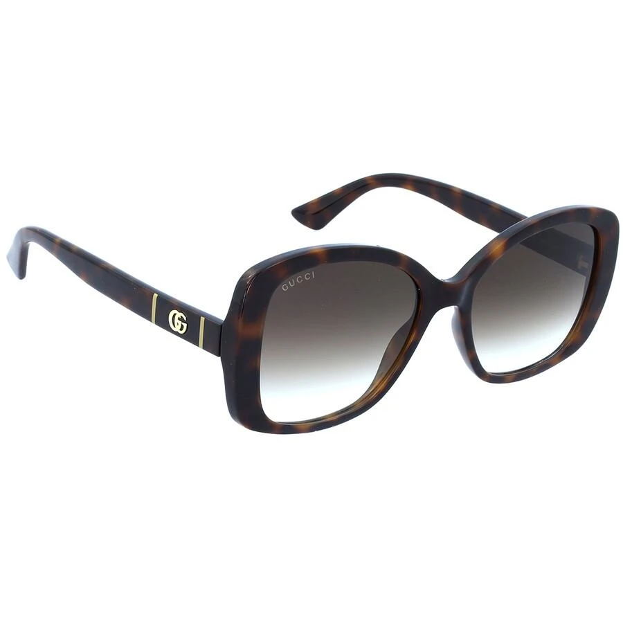 商品Gucci|Brown Square Ladies Sunglasses GG0762S 002 56,价格¥775,第3张图片详细描述