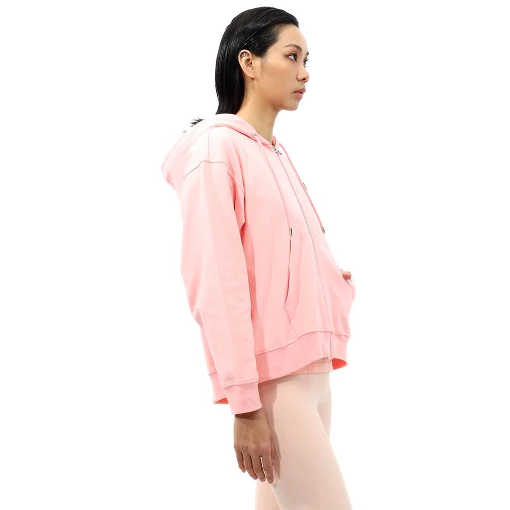 商品Moschino|Pink Cotton Logo Zip Hoodie,价格¥1912-¥2065,第2张图片详细描述