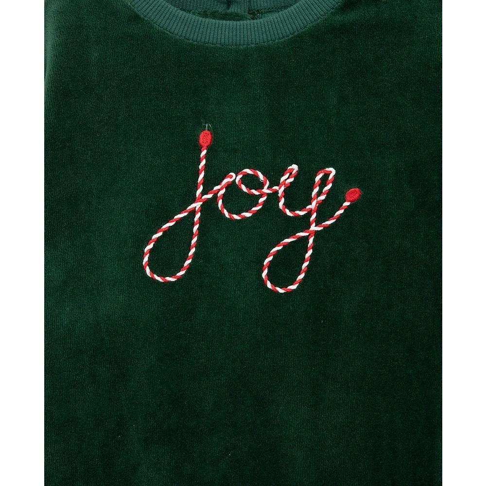 商品Little Me|Baby Girls Joy Velour Top and Pant, 2 Piece Set,价格¥299,第4张图片详细描述