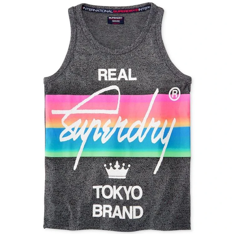 商品Superdry|Men's Real Graphic-Print Logo Cotton Tank,价格¥112,第1张图片