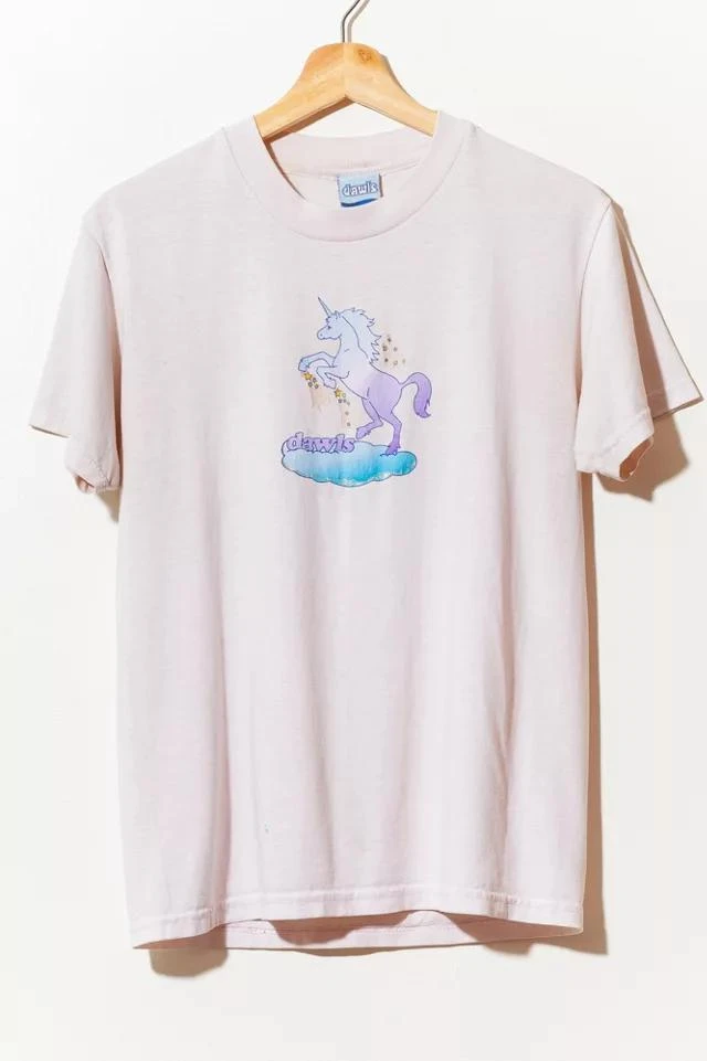 商品Urban Outfitters|Vintage 1990s Dawls Unicorn Graphic  T-Shirt Skater Rave Made in USA,价格¥1200,第1张图片