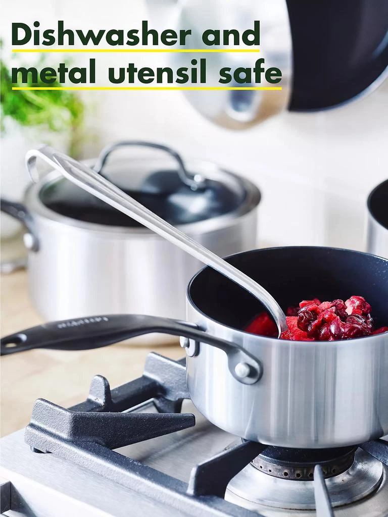 商品Greenpan|Venice Noir 12-Inch Stainless Steel &amp; Ceramic Fry Pan,价格¥1048,第5张图片详细描述