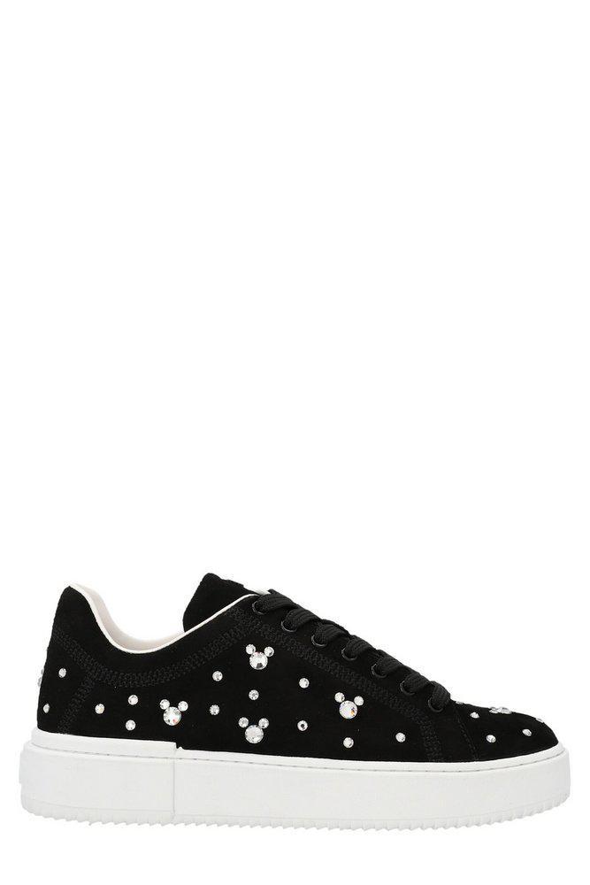 商品Stuart Weitzman|Stuart Weitzman Round Toe Lace-Up Sneakers,价格¥2273,第1张图片