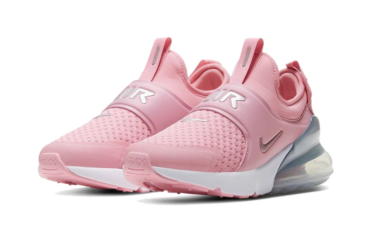 商品[国内直发] NIKE|[预售3天]Air Max 270 复古 舒适缓震防滑耐磨 低帮 气垫 休闲跑步鞋 女款 粉色,价格¥898,第4张图片详细描述