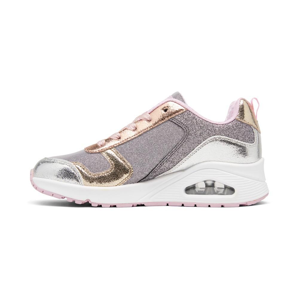 商品SKECHERS|Big Girls Uno- Metallic Remix Casual Sneakers from Finish Line,价格¥293,第5张图片详细描述