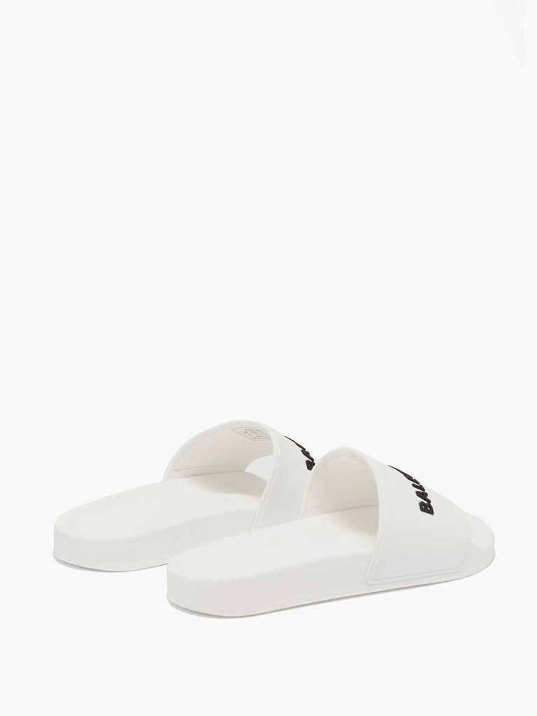 商品Balenciaga|Logo-embossed rubber slides,价格¥3418,第4张图片详细描述