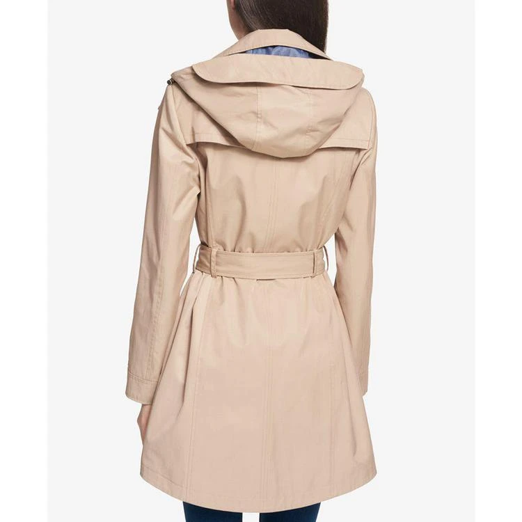 Water-Resistant Hooded Belted Trench Coat 商品