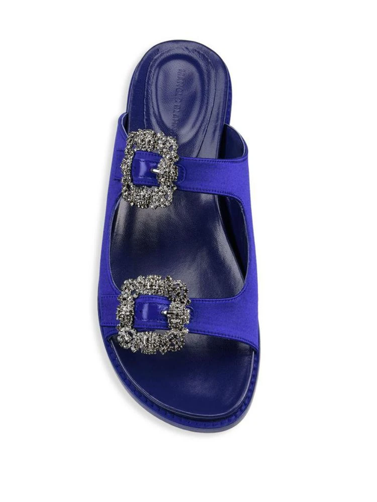 商品Manolo Blahnik|Hangisi 钻石拖鞋,价格¥3277,第4张图片详细描述