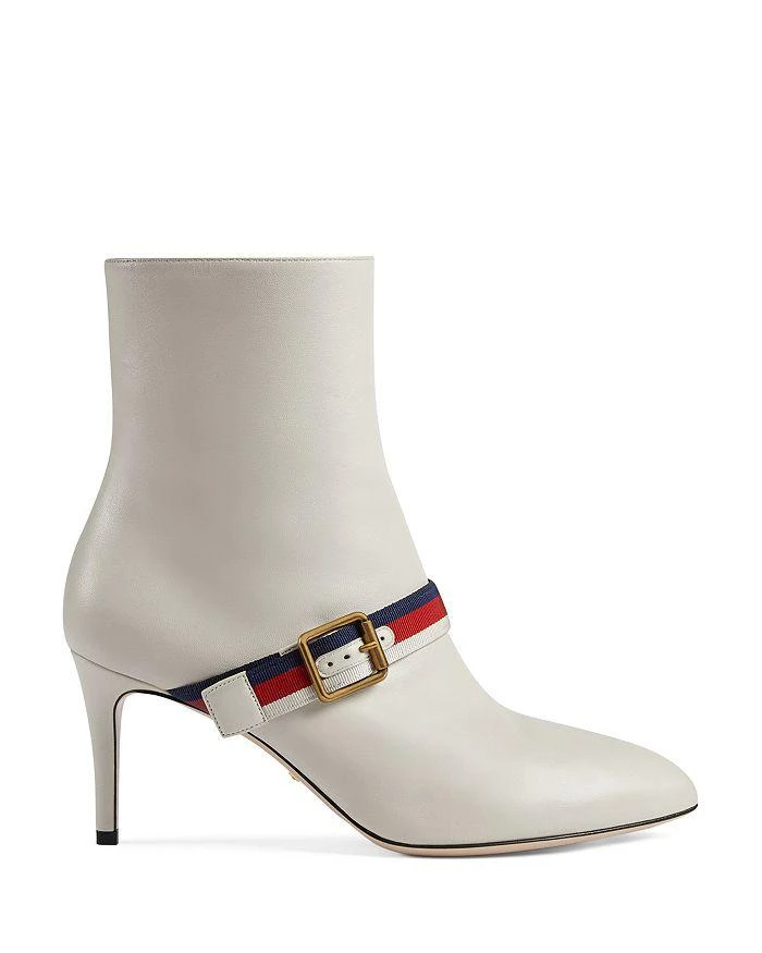 商品Gucci|Women's Sylvie Buckle Booties ,价格¥9352,第2张图片详细描述