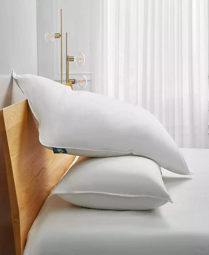 White Goose Feather & Down Fiber Back Sleeper 2-Pack Pillow, King 商品