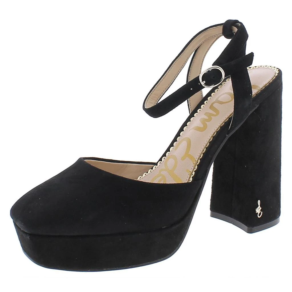 商品Sam Edelman|Sam Edelman Womens Olwyn Suede Ankle Strap Dress Heels,价格¥237,第1张图片