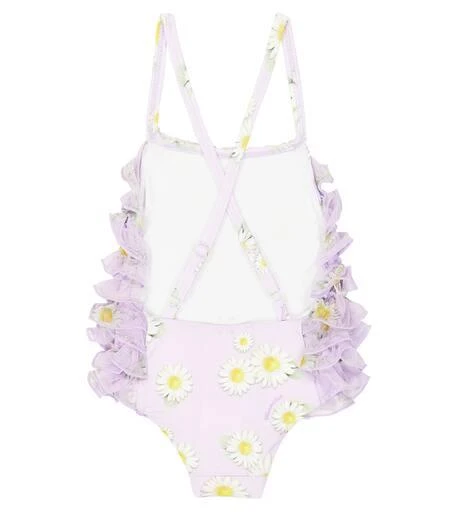 商品MONNALISA|Baby ruffled tulle bodysuit,价格¥1055,第2张图片详细描述