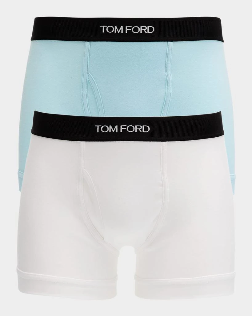 商品Tom Ford|Men's 2-Pack Solid Jersey Boxer Briefs,价格¥761,第1张图片