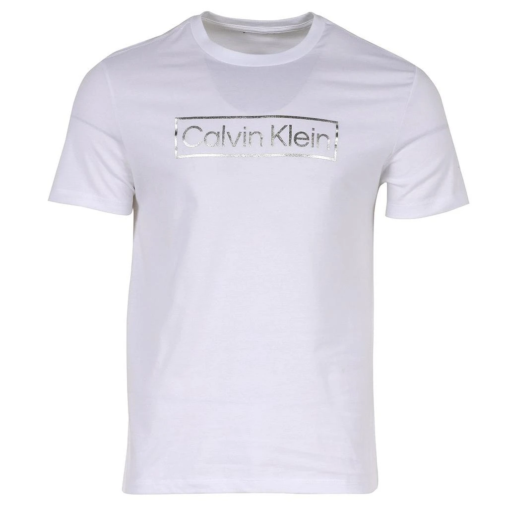 商品Calvin Klein|Calvin Klein Men's Short Sleeve Iconic Foil Boxed Tee,价格¥76,第1张图片