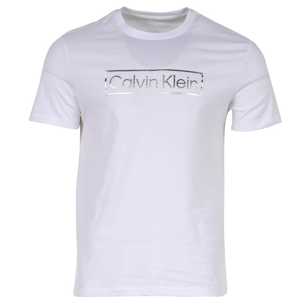 商品Calvin Klein|Calvin Klein Men's Short Sleeve Iconic Foil Boxed Tee,价格¥101,第1张图片