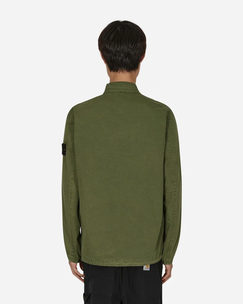 商品Stone Island|Cotton Overshirt Green,价格¥2585,第3张图片详细描述