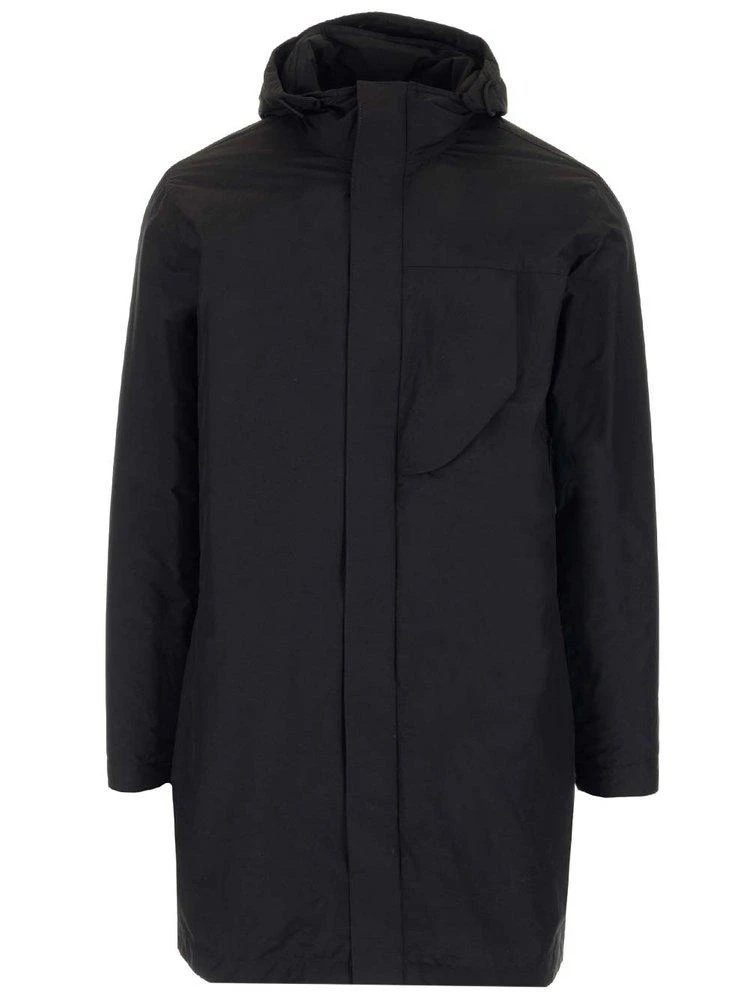 商品Stone Island|Stone Island Front-Zip Padded Hooded Parka,价格¥5132,第1张图片