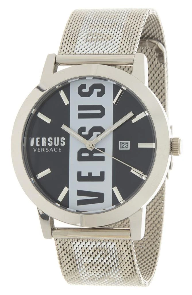 商品Versace|Men's 3-hand Quartz Mesh Strap Watch, 44mm,价格¥818,第1张图片