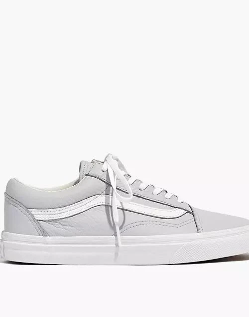 商品Madewell|Unisex Old Skool Lace-Up Sneakers in Tumbled Leather,价格¥319,第3张图片详细描述