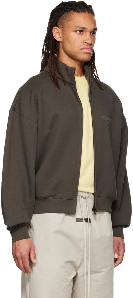 商品Essentials|Gray Full Zip Jacket,价格¥669,第4张图片详细描述