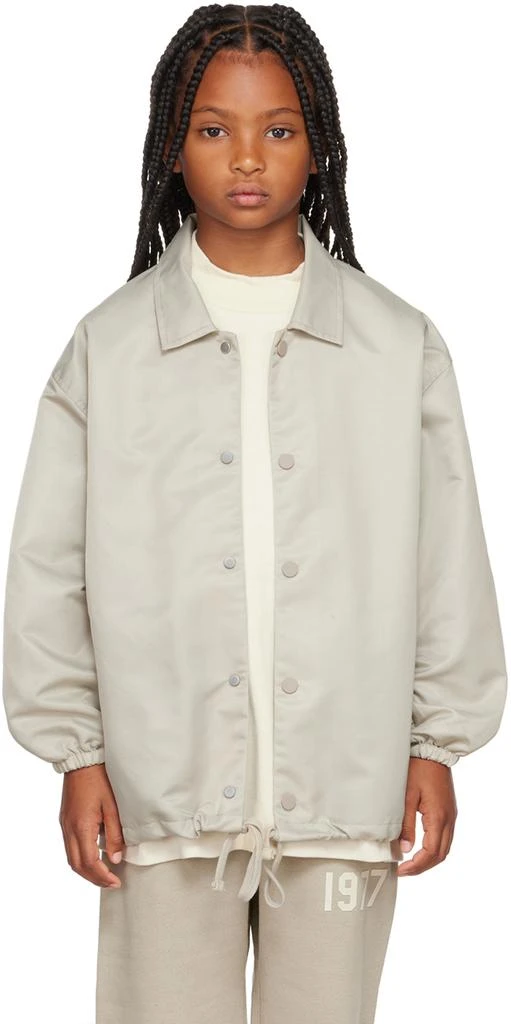 商品Essentials|Kids Gray '1977' Coaches Jacket,价格¥696,第1张图片