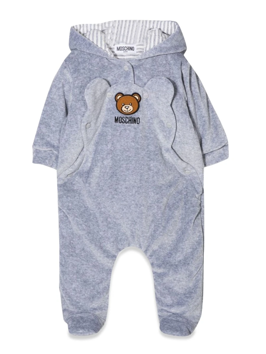 商品【商品预售7天】 Moschino|Moschino 男童套装 MUT02RBLGA0760901 灰色,价格¥1016,第1张图片