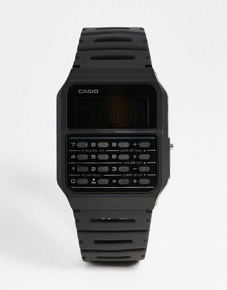 Casio unisex calculator watch in black商品第1张图片规格展示