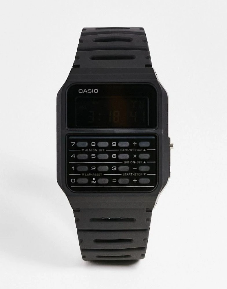 商品Casio|Casio unisex calculator watch in black,价格¥227,第1张图片