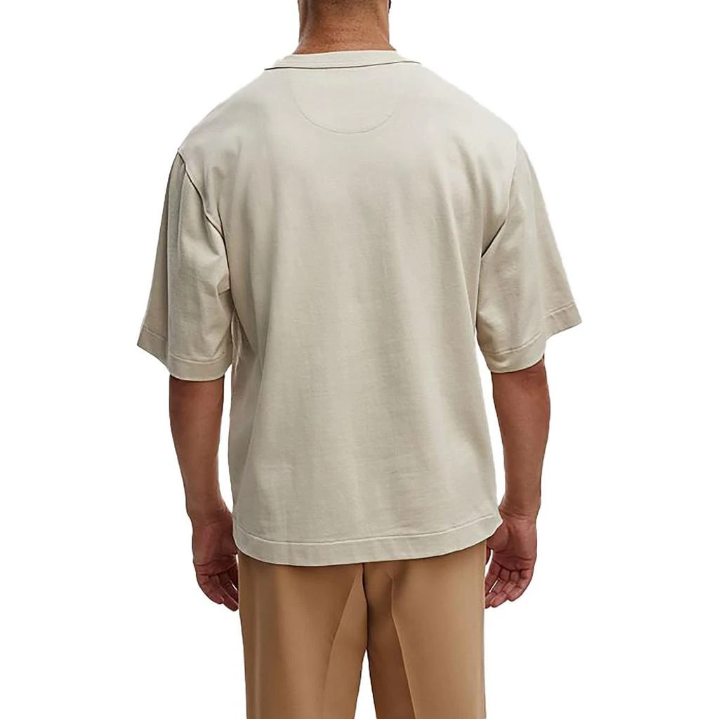 商品Mode of One|Mens Solid Cotton T-Shirt,价格¥182,第2张图片详细描述