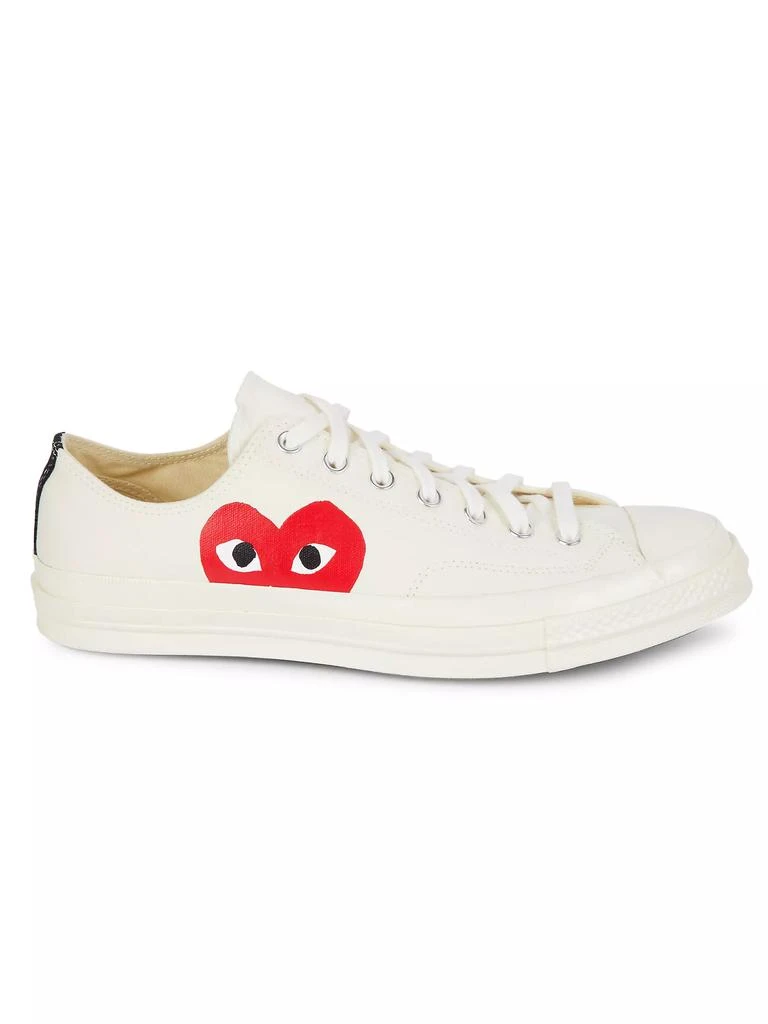 商品Comme des Garcons|Unisex CdG PLAY x Converse Men's Chuck Taylor All Star One Heart Low-Top Sneakers,价格¥1128,第1张图片